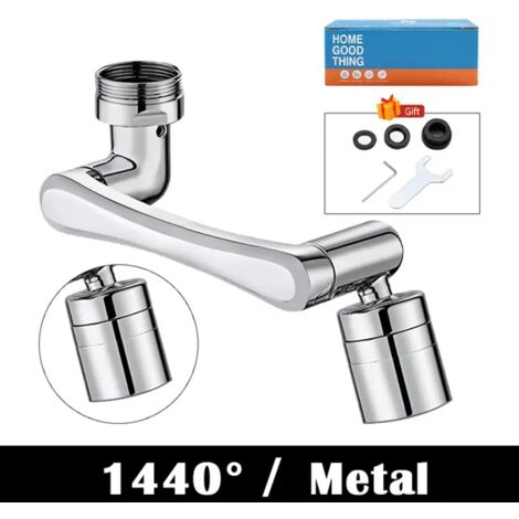 Grifo universal para lavabo, grifo antisalpicaduras elevable, brazo robótico giratorio y extensible para lavarse las manos y cepillarse los dientes en el baño.