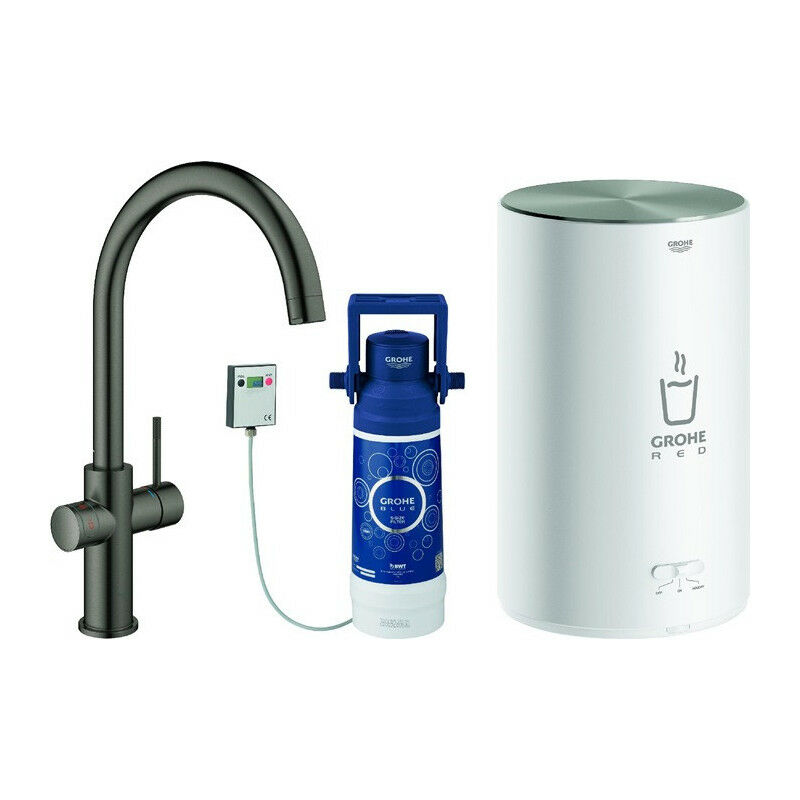 

Grohe - Grifo y caldera Red Duo 30083 Salida C tamaño M grafito duro cepillado