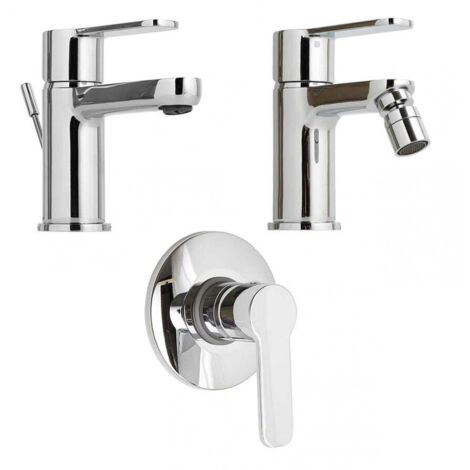 Grifos De Latón Para Lavabo, Bidet Y Empotrado De Ducha Cromados  Nora