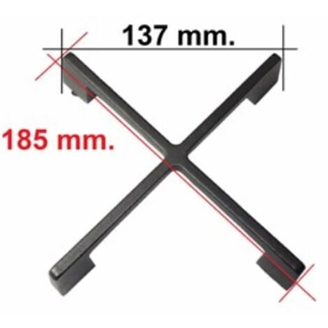 AUTRES GRIGLIA 1 FUOCO GHISA PIANO COTTURA DE LONGHI ELBA 185MM X 185MM Alt 40mm 85201