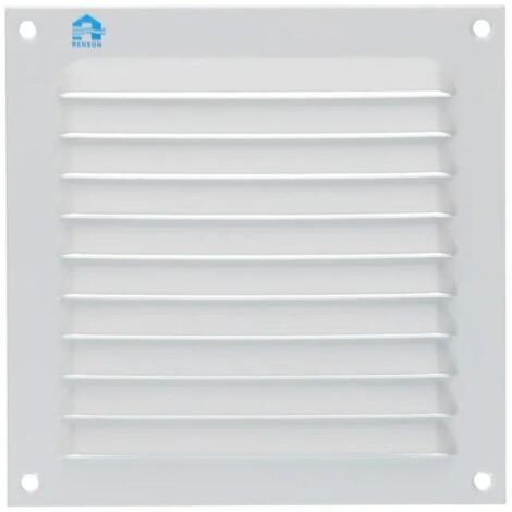 Grille De Ventilation Kratki 37ABC/G - 17x37 Cm - Acier Peint Graphite - Pologne