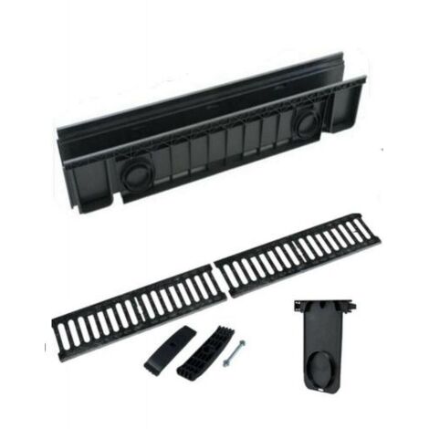 GRIGLIA ABS CM 13X50 CARRABILE CANALETTA CM 100X13 DRENAGGIO ACQUA C250 35629V CANALETTA ABS (35629)
