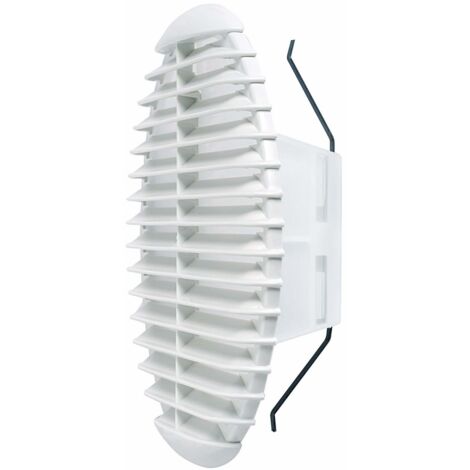 GRIGLIA AERAZ. PLASTICA CON MOLLE+ZANZAR.D.125-160. Prezzo per 1 pezzo.