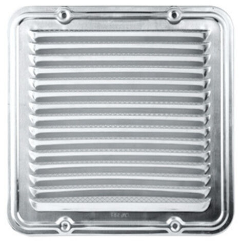 GRIGLIA AERAZIONE ALLUM C/RETE ANTINS 23X23 CM- 1,0 pz