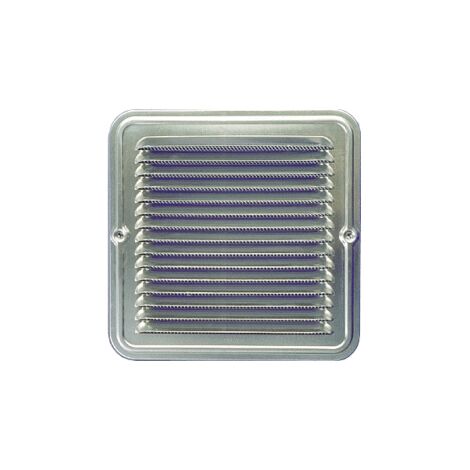 GRIGLIA AERAZIONE ALLUMINIO 23X23 AERATORE VENTILAZIONE RETE METALLICA TASSELLI