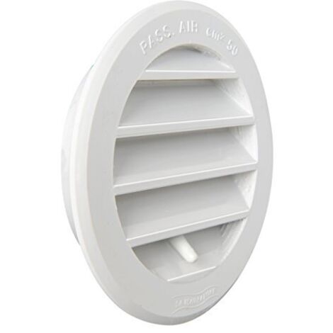 Griglia Aerazione Quadrata Diankamin 15x15cm - Con Imbocco Tondo Da 100mm, In ABS