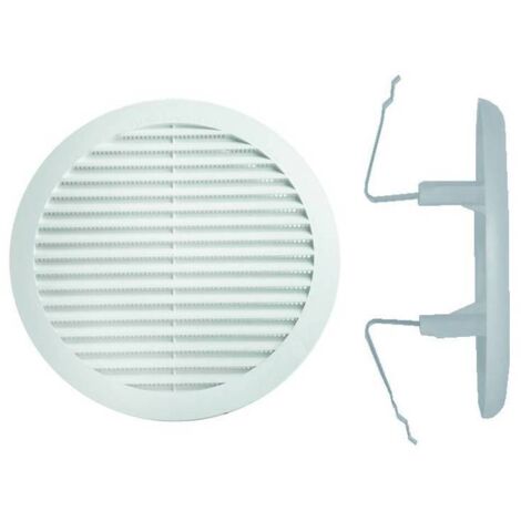Griglia Aerazione In Plastica Con Molle 80-125 Mm 2 Pz - 12 Cf