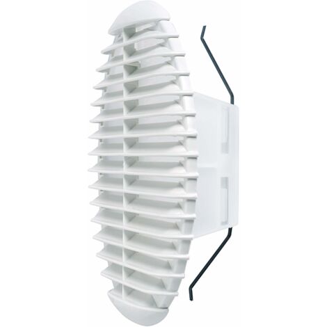 GRIGLIA AERAZIONE PLAST C/MOLLE+ZANZ D 125/160- 4,0 pz