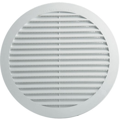 GRIGLIA AERAZIONE PLASTICA D 120 MM- 25,0 pz