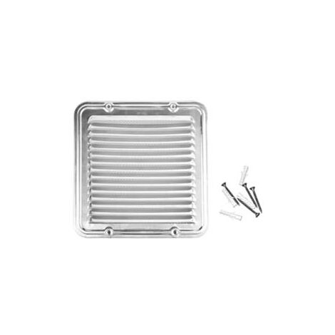 GRIGLIA AERAZIONE QUADRATA IN ALLUMINIO- - cm.23x23 - 5 pezzi