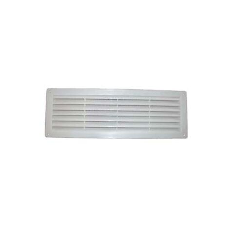 GRIGLIA AERAZIONE RETTANGOLARE IN PLASTICA- - cm.38X15h. - 5 pezzi