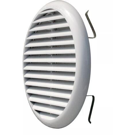 GRIGLIA AEREAZIONE D.175 PLASTICA BIANCA