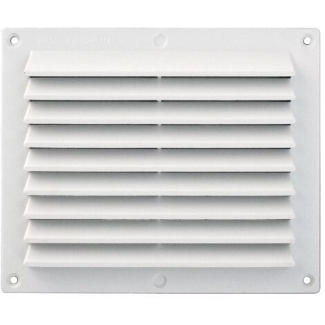 GRIGLIA AEREAZIONE MM 175X146 PLASTICA BIANCA