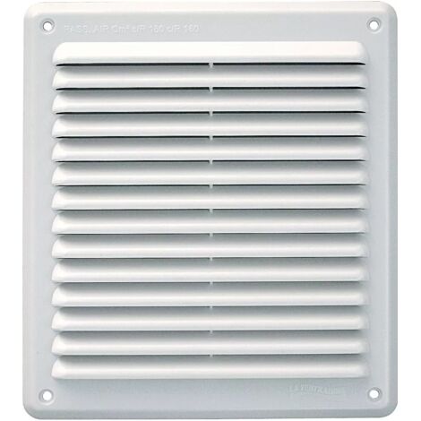 GRIGLIA AEREAZIONE MM 204X230 PLASTICA BIANCA