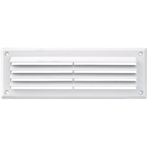 GRIGLIA AEREAZIONE MM 227X80 PLASTICA BIANCA