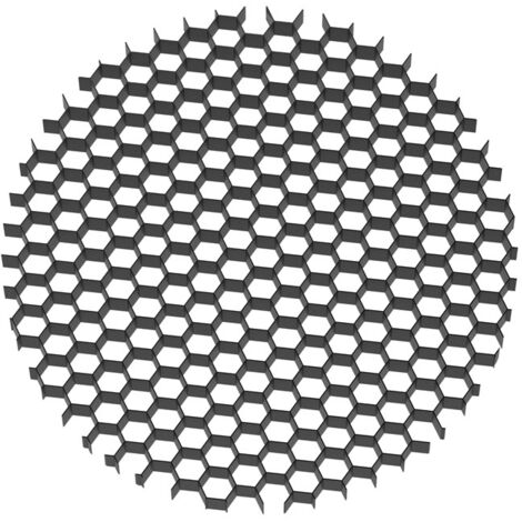Griglia Antiabbagliamento Focus Led Per Proiettore Alluminio Nero Diametro 3,3Cm