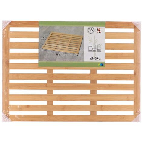 Griglia antiscivolo di bambù 62x45cm - bambù - Tendance