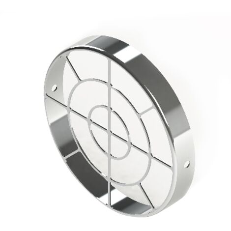 GRIGLIA ASPIRAZIONE D. 80 MM Diam. 80 - Nylon Bianca