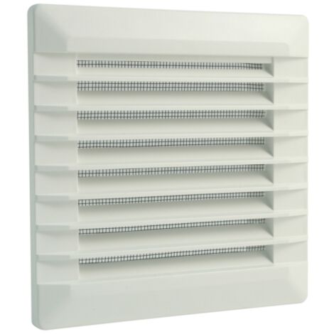 griglia con morsetto 210x210 bianco