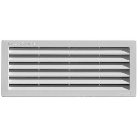 GRIGLIA DA INCASSO CON RETE L. 254 X H. 108 MM Bianco FIRST