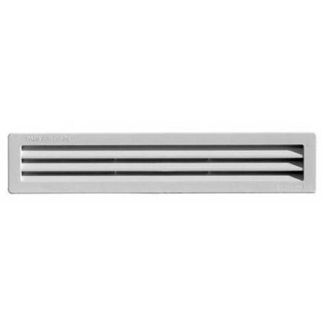 GRIGLIA DA INCASSO CON RETE L. 305 X H. 60 MM Misura: Bianco