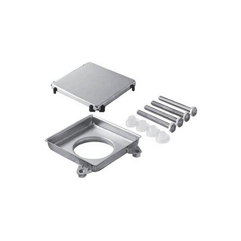 Griglia da pavimento in acciaio inox double-face 100 x 100 mm