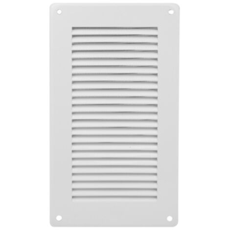 GRIGLIA DA SOVRAPPORRE IN METALLO CON RETE L. 140 X H. 240 MM Alluminio Argento FIRST
