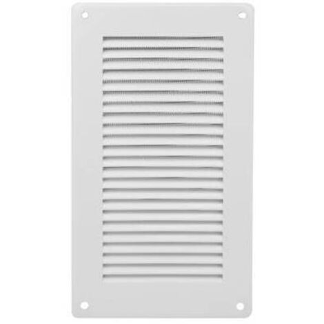 GRIGLIA DA SOVRAPPORRE IN METALLO CON RETE L. 140 X H. 240 MM Alluminio Argento FIRST