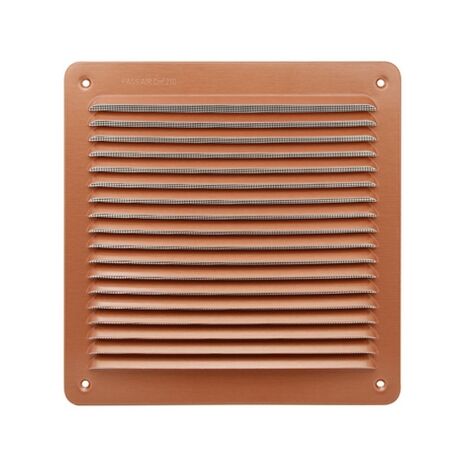 Griglia da sovrapporre in metallo con rete l. 228 x h. 228 mm alluminio ramato
