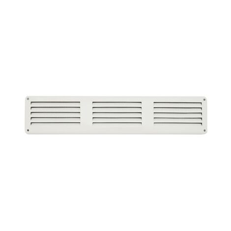 Griglia da sovrapporre in metallo con rete l. 300 x h. 60 mm bianco