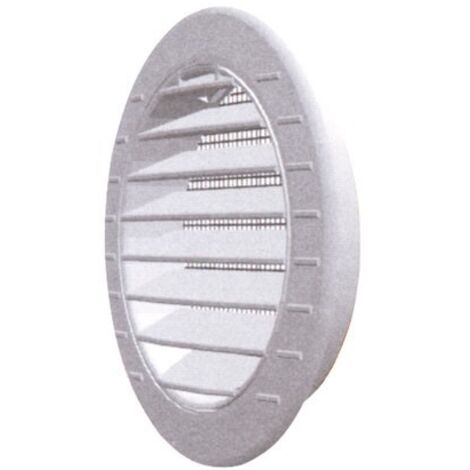 GRIGLIA DI AERAZIONE IN PLASTICA CON RETE Ø mm. 120 imbocco Ø mm. 100 IDROWEB 10 PZ
