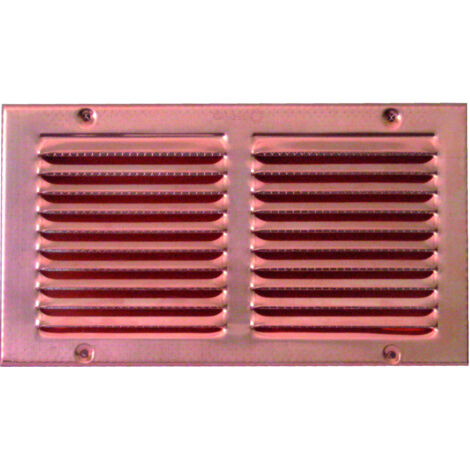 GRIGLIA DI AERAZIONE IN RAME  mm. 250x140