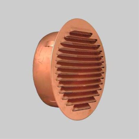Griglia di aerazione tonda in rame ø 140 mm
