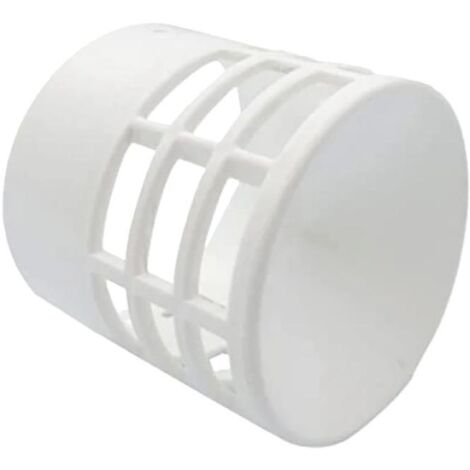 Griglia di protezione Ø80 per terminale fumi a condensazione in pp bianco flue pabgs 01 d80