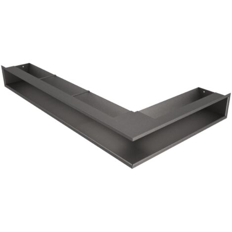 Griglia di ventilazione Angolare per camino 95x800x450 - Loft Angle sinistra grafite