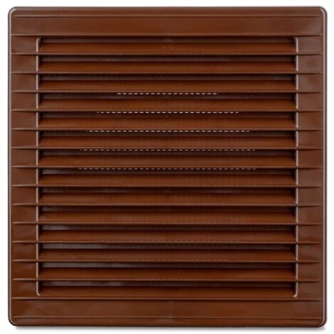 GRIGLIA DI VENTILAZIONE CON RETE 170170, FI 150 MARRONE - RX 02-252