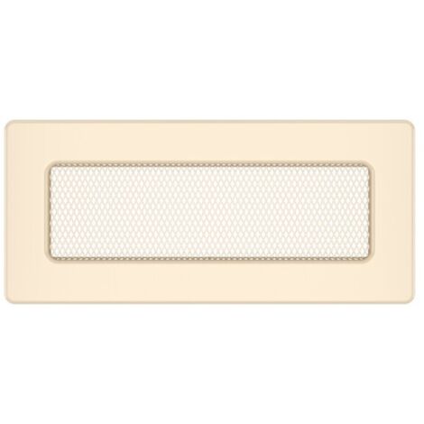 Griglia di ventilazione per camino Crema- Classic 11x24