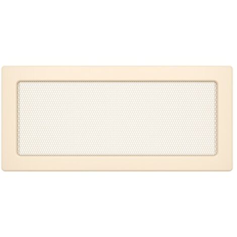 Griglia di ventilazione per camino Crema- Classic 17x37