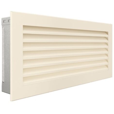 Griglia di ventilazione per camino Crema- Hide 17x37