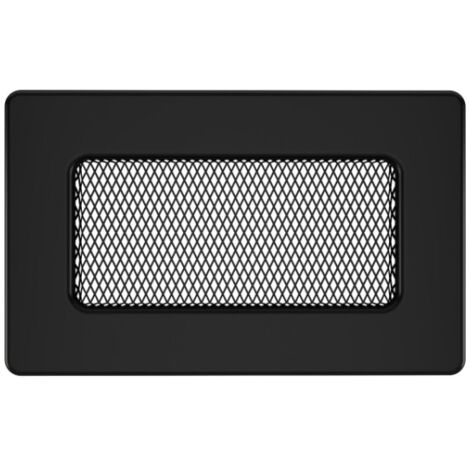 Griglia di ventilazione per camino Nera- Classic 11x17