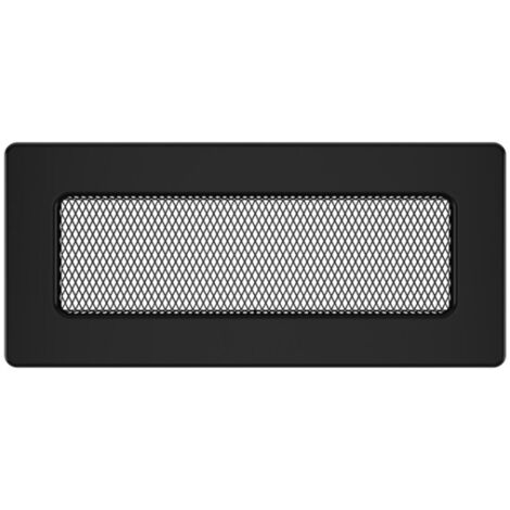 Griglia di ventilazione per camino Nera- Classic 11x24