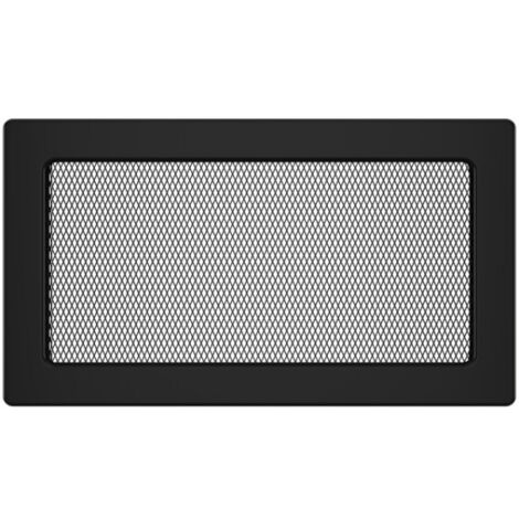 Griglia di ventilazione per camino Nera- Classic 17x30
