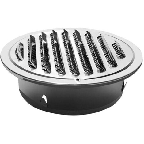 Griglia di ventilazione promozionale: Griglia di ventilazione rotonda, Griglia di ventilazione in acciaio inox, Ventilazione con rete, Griglia di ventilazione rotonda per tubo di scarico, Ø 10