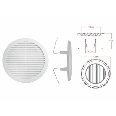 Griglia quadra aerazione aereazione plastica flusso regolabile