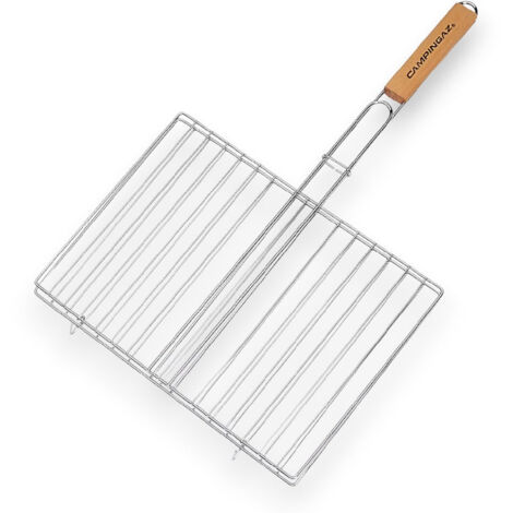 Griglia doppia per barbecue senza piedi ideale per barbecue esterni resistente e facile da pulire ottimale per grigliate perfette