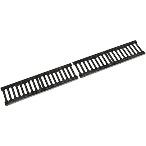 GRIGLIA GHISA PER CANALETTA 'TOP' C250 - cm 50 x 12,6 x H. 3,2