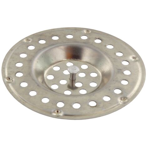 griglia griglietta acciaio inox con pomello per piletta lavello cucina