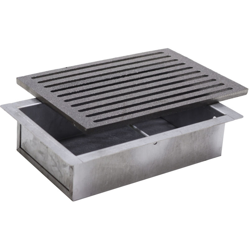 Fonderia Bongiovanni Gusseisenrost Für Kamin & Grill – Ascheauffangrost 30x22 Cm | Made In Italy, 1 Cm Stark