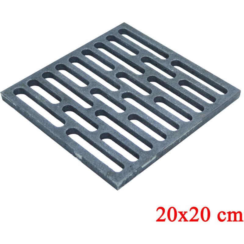 Grille en brique en fonte pour cheminées et poêles disponible en différentes tailles choisissez la taille : 20x20 cm