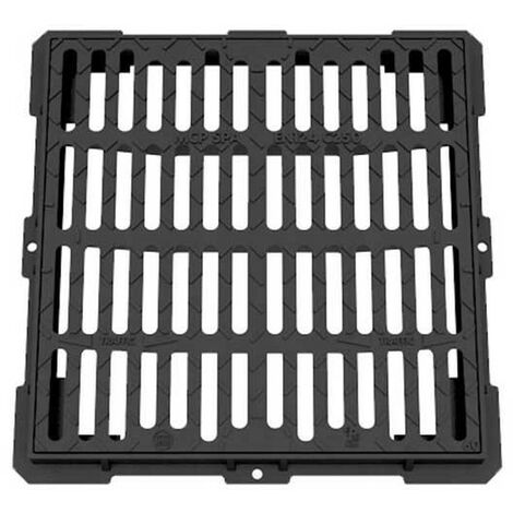 Griglia in ghisa C250 EN124 (piana-concava) : Dimensione - 60x60, Modello - PIANA